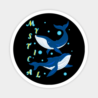 MYSTIC BLUE WHALE Magnet